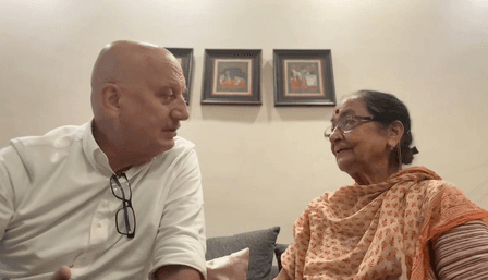 Anupam Kher gets emotional as mom Dulari returns home, says, ‘I missed her’