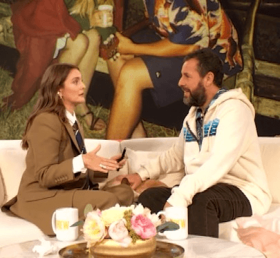 Adam Sandler reveals Drew Barrymore had real reactions to his songs in their films
