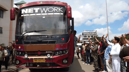 Manipur-Assam-Nagaland bus service resumes after over three years