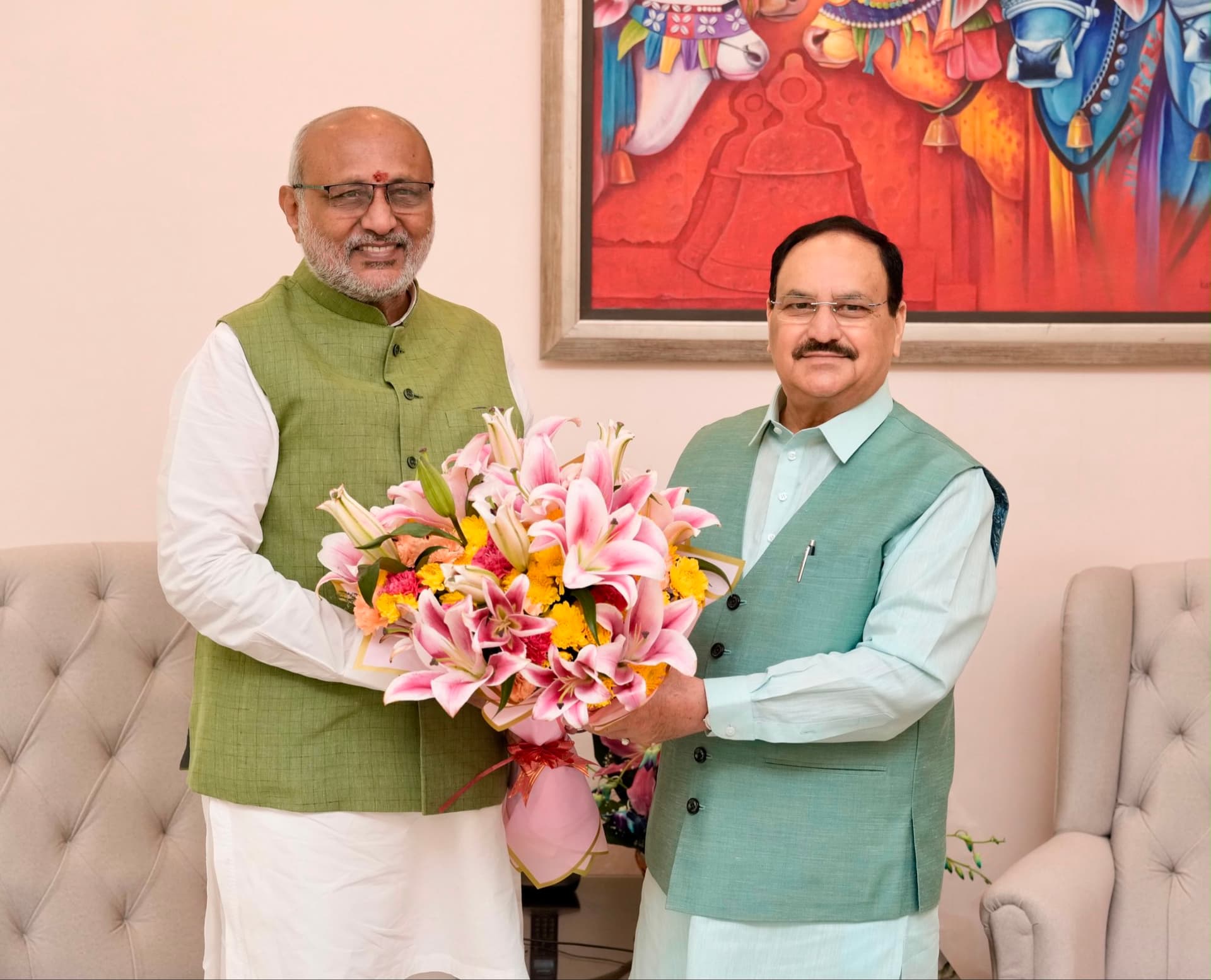 Vp Met Jp Nadda Today