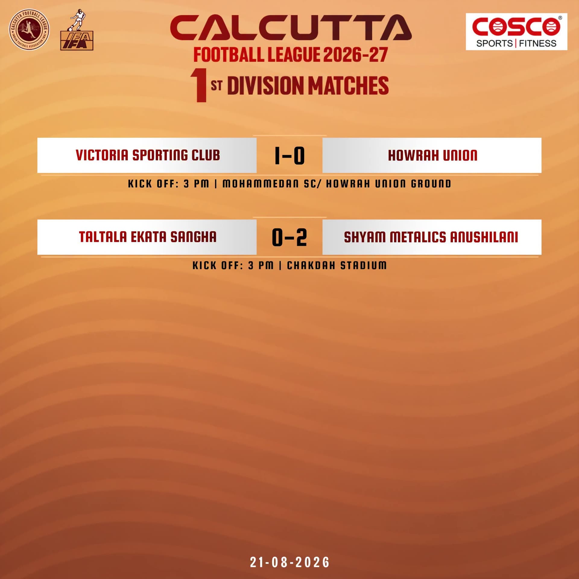 Cfl 1st Second Division Match