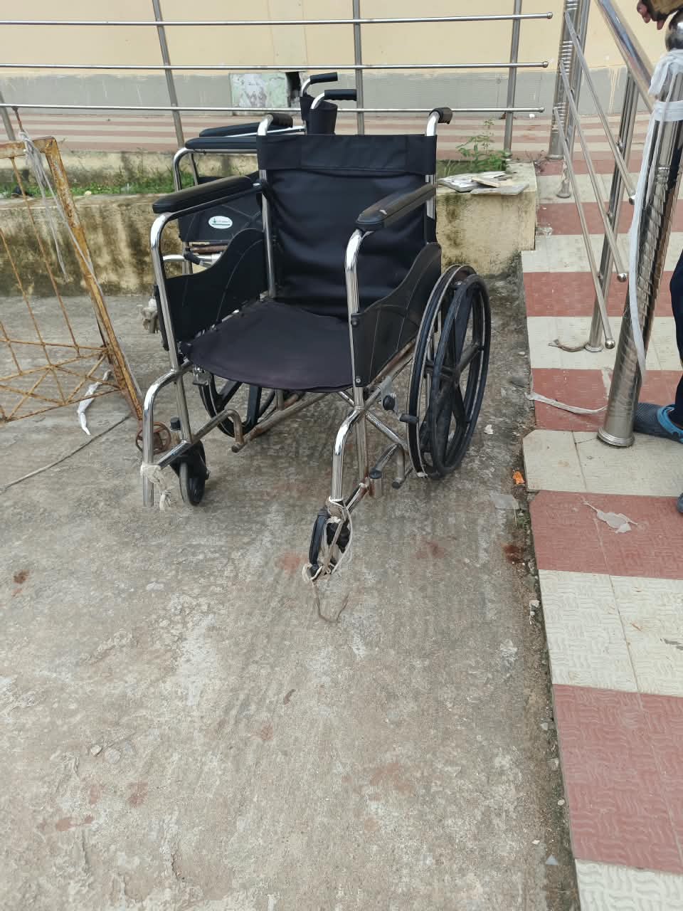 Broken Wheel Chair Medical Kharial Nuapada