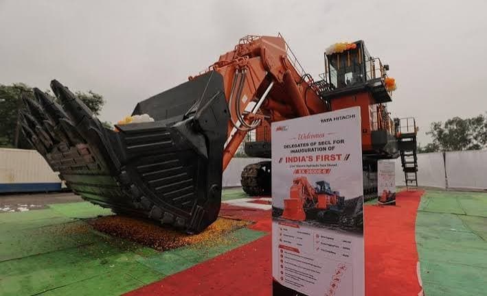 Country's first 21 CUM electric shovel launched in Chhattisgarh, SECL's Gebera project launched