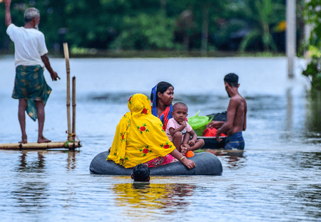 Assam Flood Relief Ndrf Sdrf
