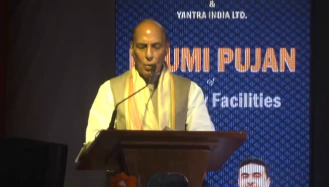 Rajnath Singh On Indias Ship