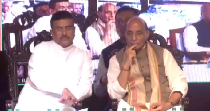 Wb Cm Suvendu Adhikari Rajnath Singh Defense Proje