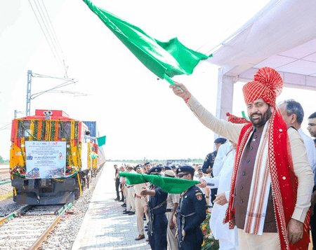 Freight train will usher economic momentum, says Haryana CM