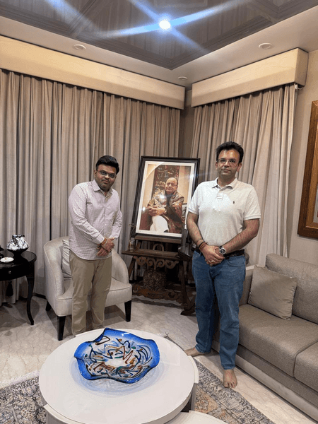 Jay Shah visits DDCA prez Rohan Jaitley to pay tribute to Late Arun Jaitley