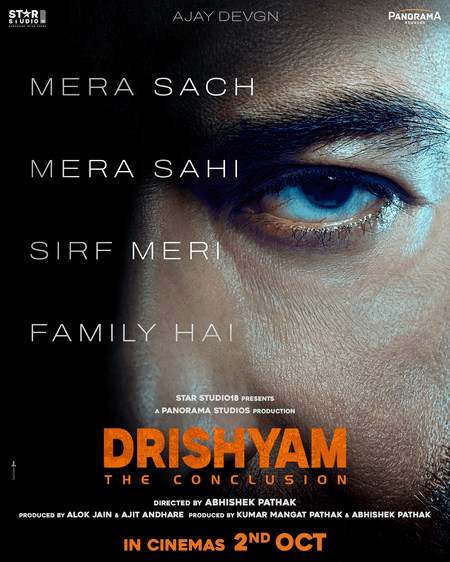Ajay Devgn’s ‘Drishyam 3’ titled ‘Drishyam The Conclusion’