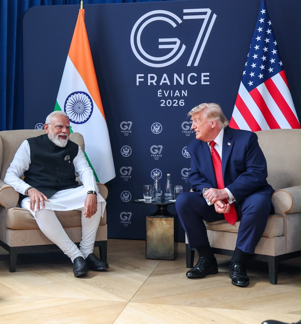 Govt Modi Trump Summit Media
