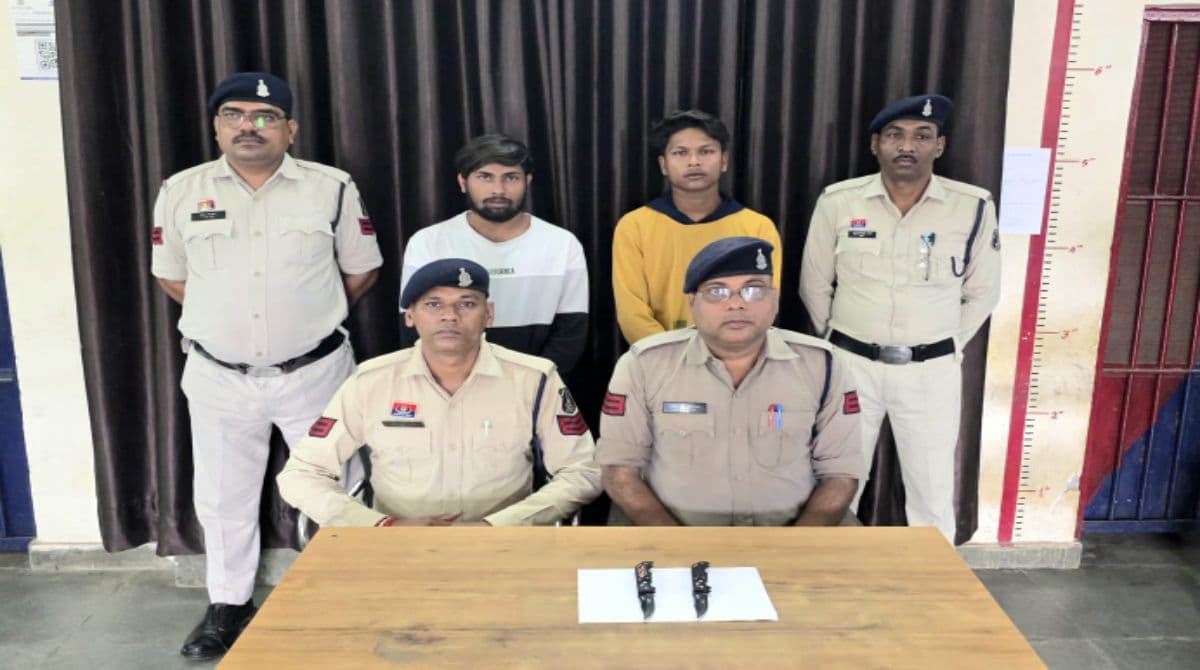 Two Accused Arrested Weapons Janjgir