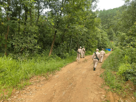 CRPF jawan injured in gunfight, houses torched in Manipur's Senapati