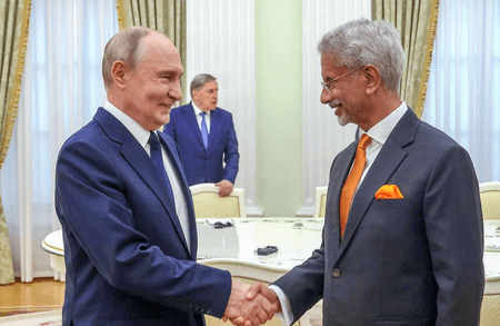 Handed over 'personal message' from PM Modi, says EAM Jaishankar after meeting Putin in Moscow