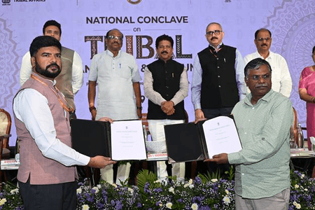 Durgadas Uikey leads tribal ministry discussions on language preservation at 3-day conclave