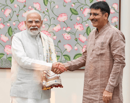 PM Modi meets Gujarat Assembly Speaker; talks cover agriculture, dairy and cooperation