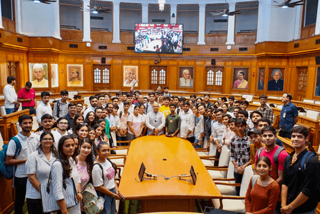 Delhi Speaker asks Kirori Mal, Ramjas college students to strengthen democracy