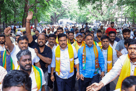 Amid Nagendra resignation rumours, BJP steps up attack on Karnataka govt