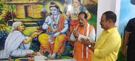 Bihar Minister performs Griha Pravesh at new Patna residence