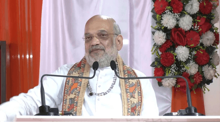 Jawaharlal Nehru laid foundation for Narmada project, but PM Modi opened gates: HM Shah