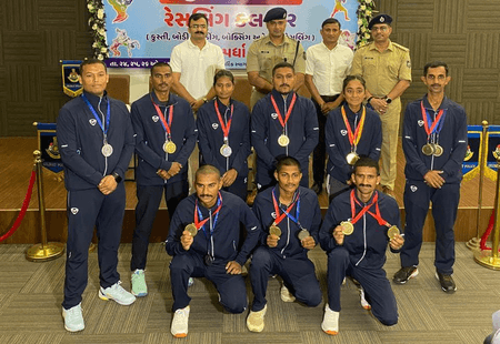 Gujarat Prisons Dept wins DGP Cup wrestling cluster championship with 13 medals
