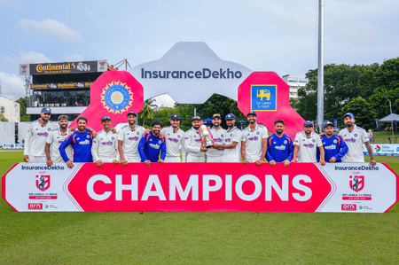 Despite a 1-0 series win over Sri Lanka, India stay in fifth spot in WTC standings