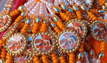 Rakhis with PM Modi, CM Adhikari pictures highly demanded in Bengal's East Medinipur