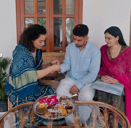 Kangana Ranaut shares heartwarming moments from Raksha Bandhan celebration with brother