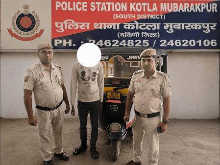 Delhi Police Special Drive cracks four vehicle theft cases, recovers four stolen vehicles