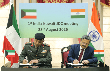 India and Kuwait agree to strengthen defence cooperation