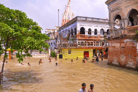 Bihar: Ganga water level recedes in Patna, flood impact persists