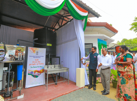 India provides RO water plant for district hospital in Sri Lanka
