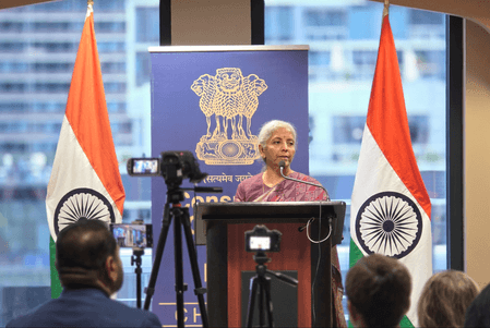 FM Sitharaman addresses vibrant Indian diaspora in US, meets top CEOs