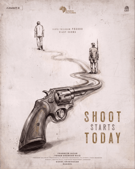 Prabhu begins shooting for his upcoming film with director Franklin Jacob