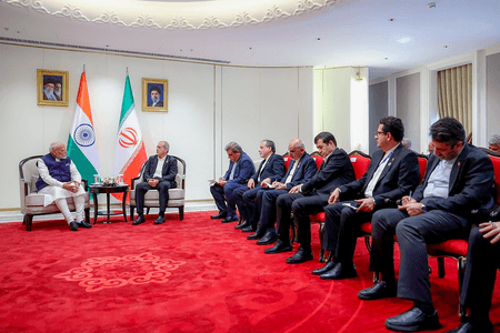 In meeting with PM Modi, Pezeshkian calls for intensifying efforts to establish peace in region