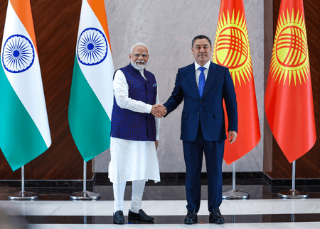 PM Modi and Kyrgyz President discuss ways to add momentum to Strategic Partnership (Ld)