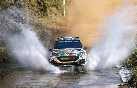 Naveen, Musa complete WRC3 podium hat-trick in Paraguay