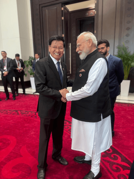 PM Modi meets Presidents of Tajikistan, Laos in Bishkek, discusses bilateral ties