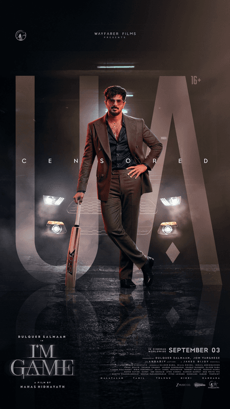 Dulquer Salmaan’s ‘I'm Game’ cleared for release with UA 16+ certificate