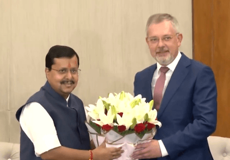 Russian envoy meets BJP chief Nitin Nabin, discusses growing bilateral ties